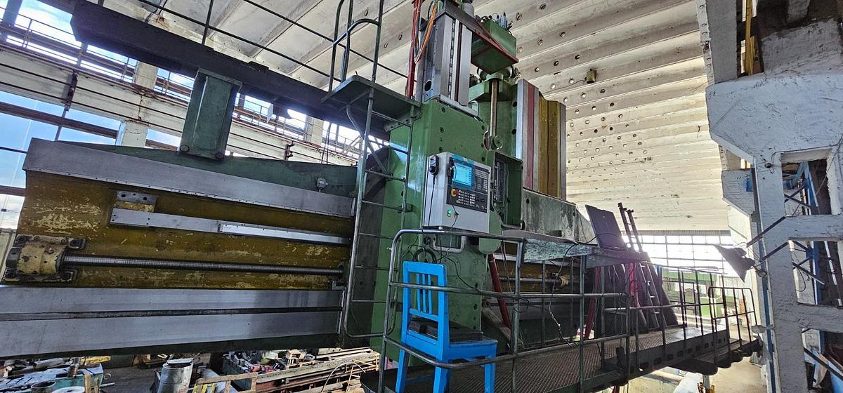 Used Blansko SKSJ 1A CNC Single Column Vertical Turning & Boring Machine with Live Spindle