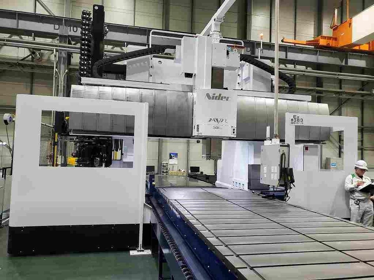 Used Nidec MVR 30EX CNC 5-Face Double Column Bridge Type Multi Machining Center