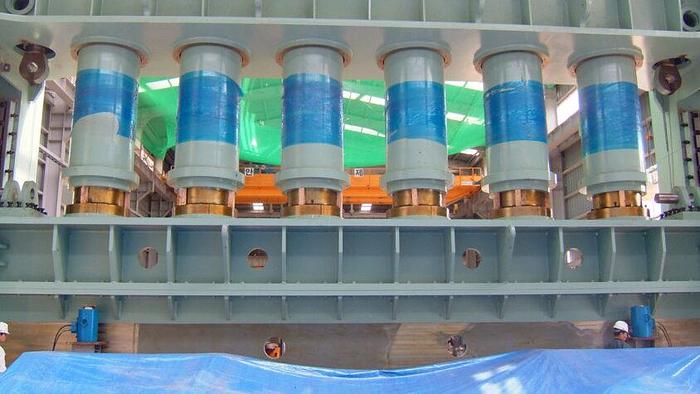 Used 10,000 Ton Hydraulic Structural / Pipe Forming Bending & Cladding Press