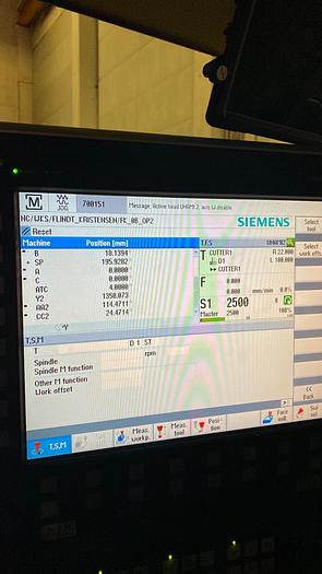 Used Fermat WRF 160 CNC Floor Type Horizontal Boring Machine