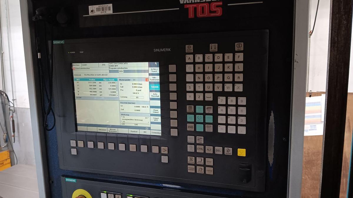 Used Tos WHQ 13 CNC Table Type Horizontal Boring Machine