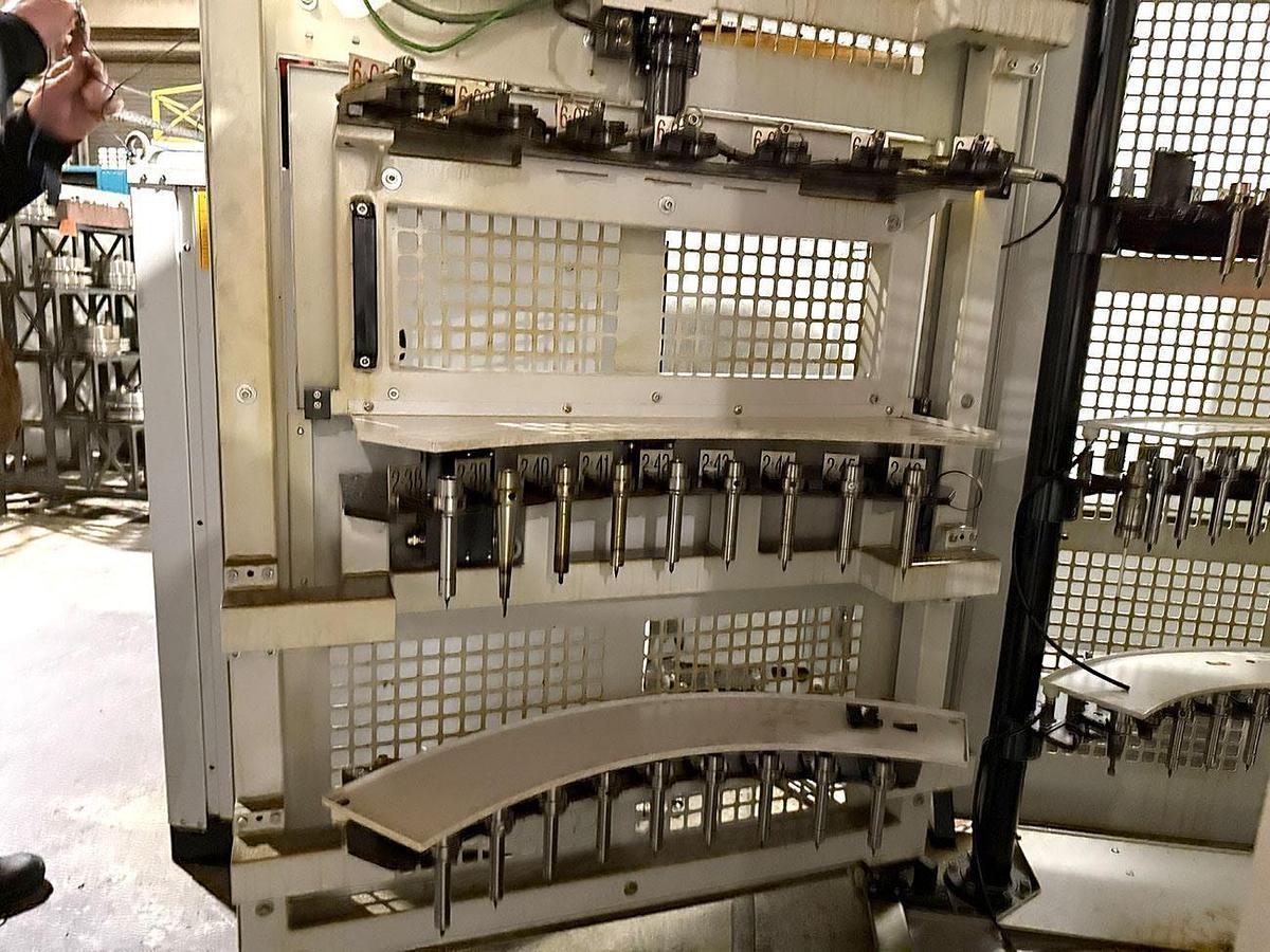 Used 3x Breten 5-Axis Machining Centers with Fanuc Robot Loader 