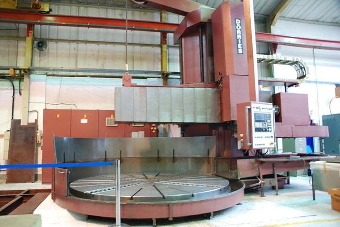 Used Dorries CTE 320/3400 CNC Single Column Vertical Boring Machine