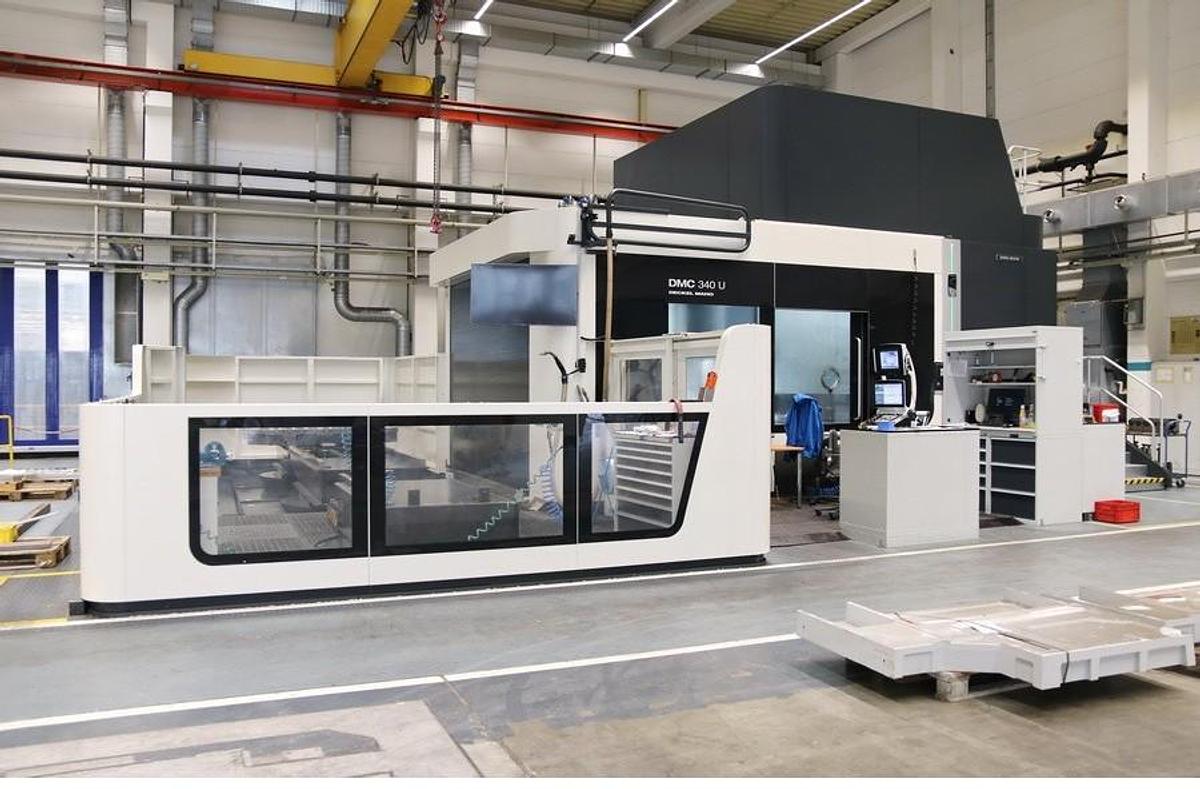 Used DMG DMC 340 U CNC 5-Axis Universal Machining Center with 2 Pallet Changer