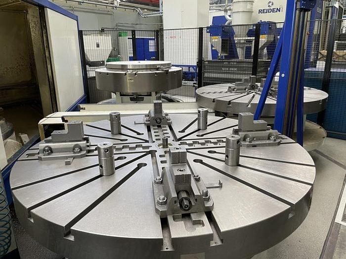 Used UNISIGN UNICOM 6000 CNC VERTICAL TURNING & MILLING CENTER with AUTOMATIC PALLERT CHANGER for 3 PALLETS