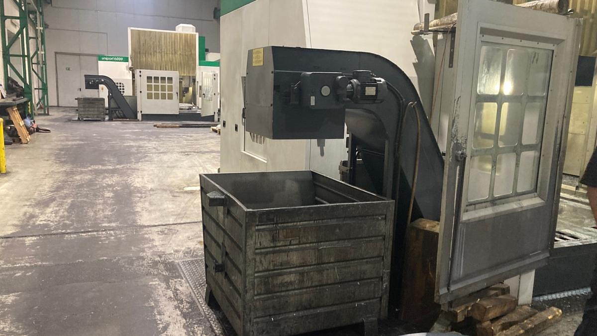 Used Unisign Uniport 6000 CNC Double Column Gantry Mill with Vertical Turning & Boring