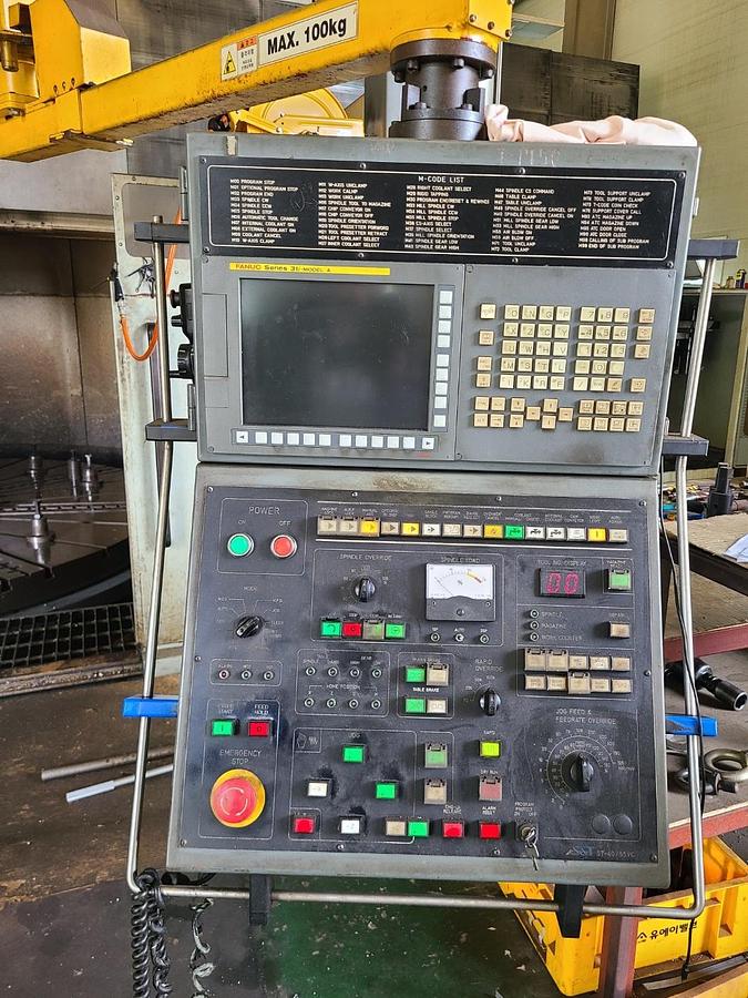 Used S&T ST 40/55VC CNC Vertical Boring & Milling Machine with Live Spindle & Table C-Axis