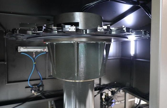 Used Hankook VTC 200E CNC Double Column Vertical Boring & Turning Machine with Live Spindle