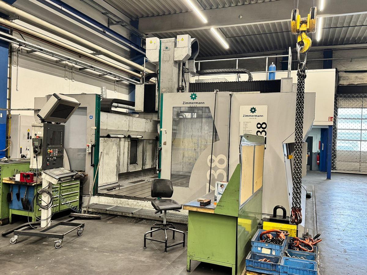Used Zimmermann FZ 38 CNC 5-Axis Gantry Type Machining Center