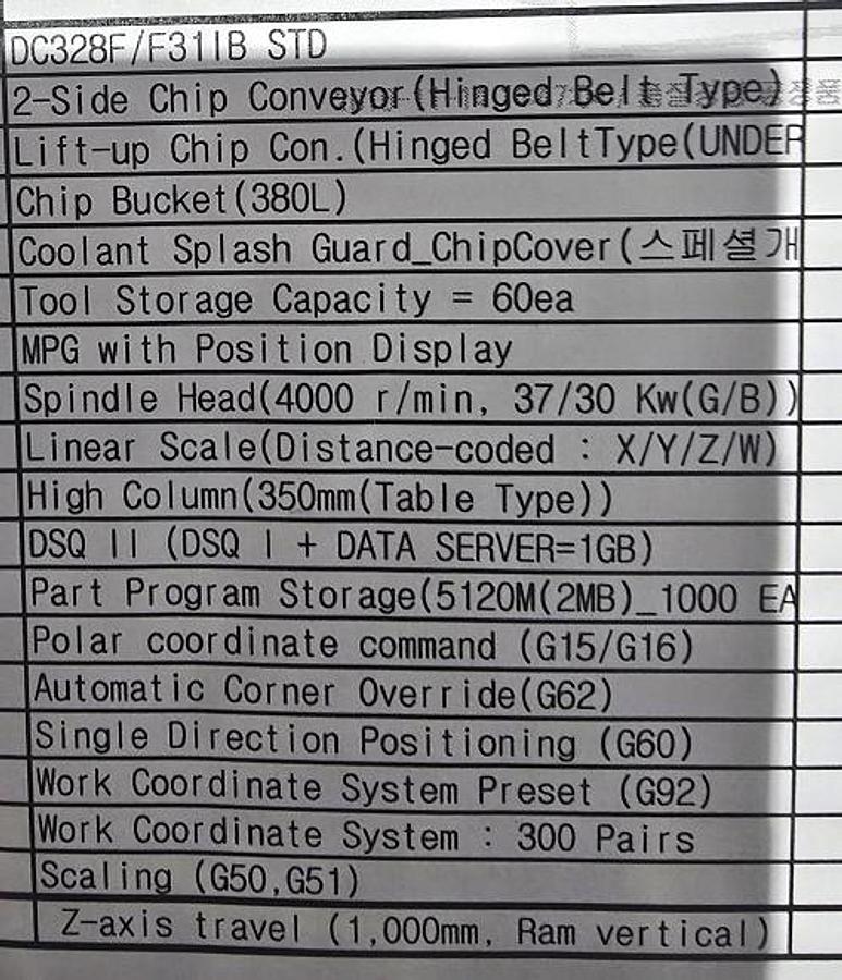 Used 2016 Doosan DCM 3280