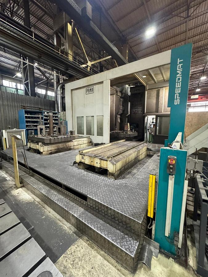 Used Pama Speedmat 3/TR16 CNC Horizontal Machining Center with Pallet & Head Changer