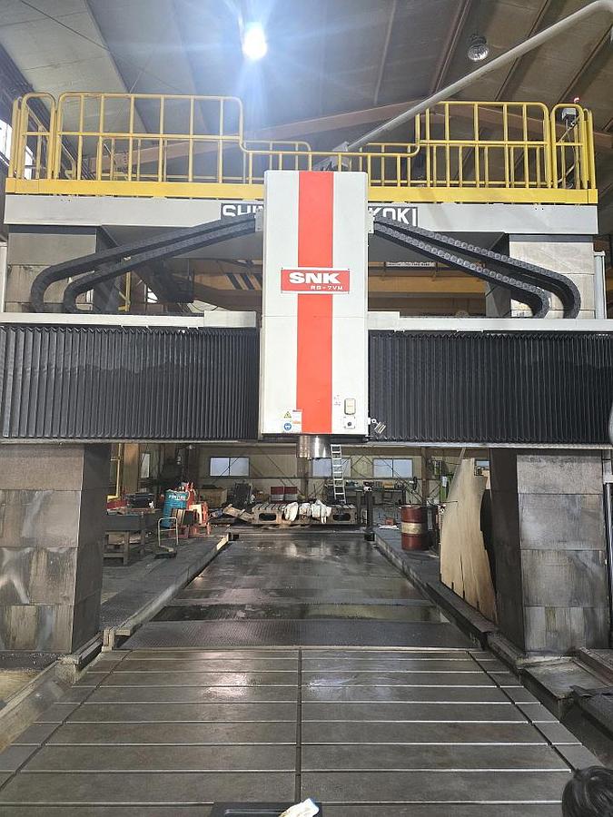 Used 2017 SNK RB7 VM CNC DOUBLE COLUMN HIGH SPEED MULTI CENTER RB-7VM