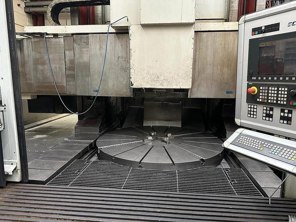 Used Schiess VMG CNC Vertical Boring & Milling Machine with Live Spindle & Table C Axis