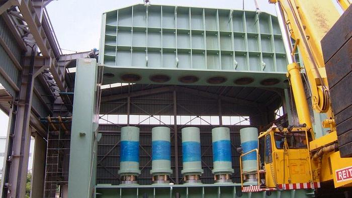 Used 10,000 Ton Hydraulic Structural / Pipe Forming Bending & Cladding Press