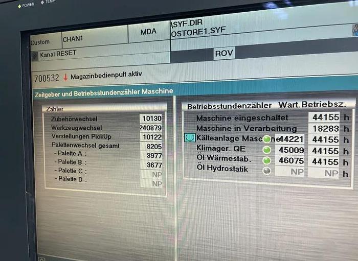 Used Pama Speedmat HP2 CNC Horizontal Machining Center with Pallet & Head Changer