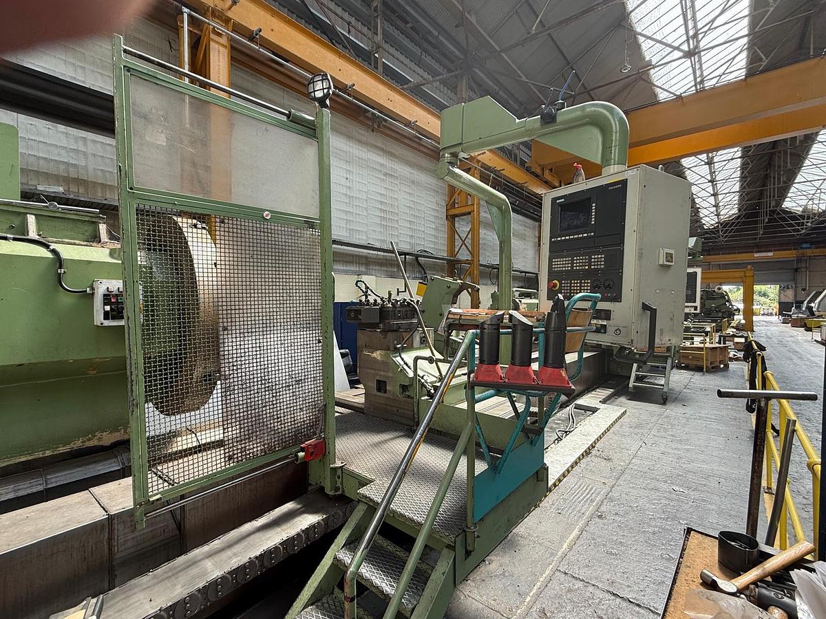 Used Tacchi HD3 / 140L CNC Horizontal Lathe with Live Spindle Milling Tower & C-Axis