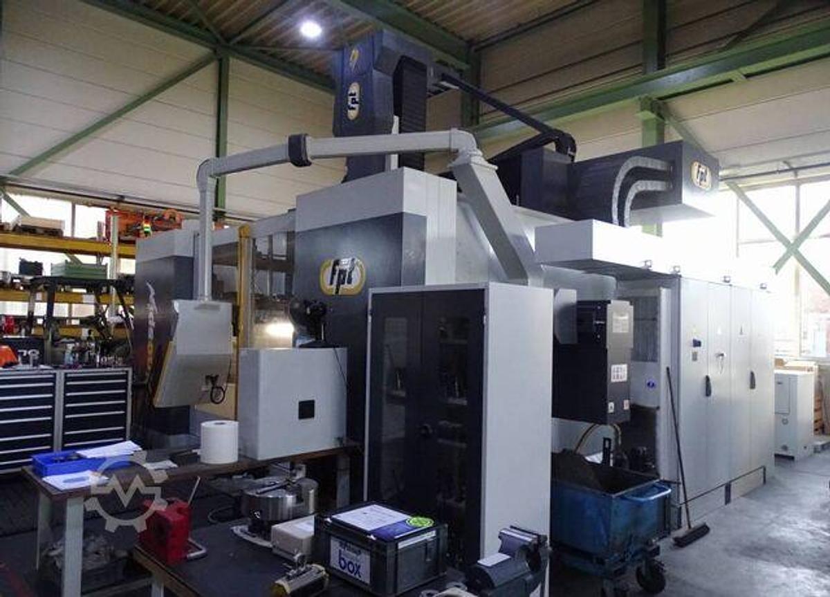Used FPT DinoSpin 5-Axis CNC Gantry Type Milling Machine