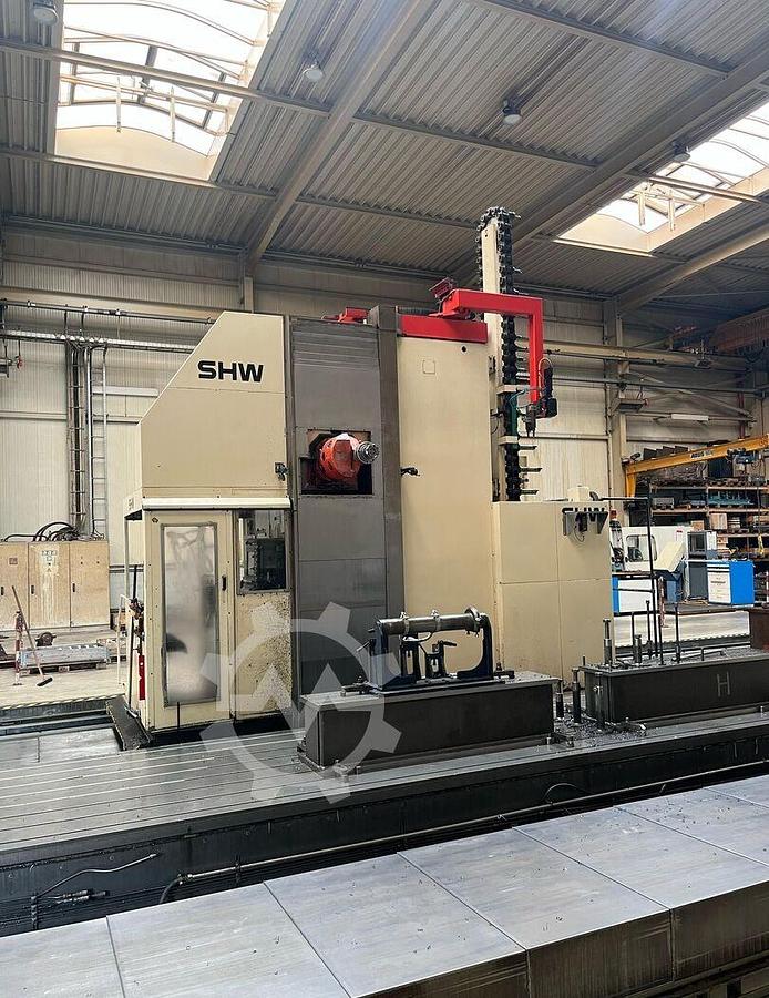 Used SHW UF 6 Doppelstander CNC Floor Type Horizontal Boring Machine with 2 Columns