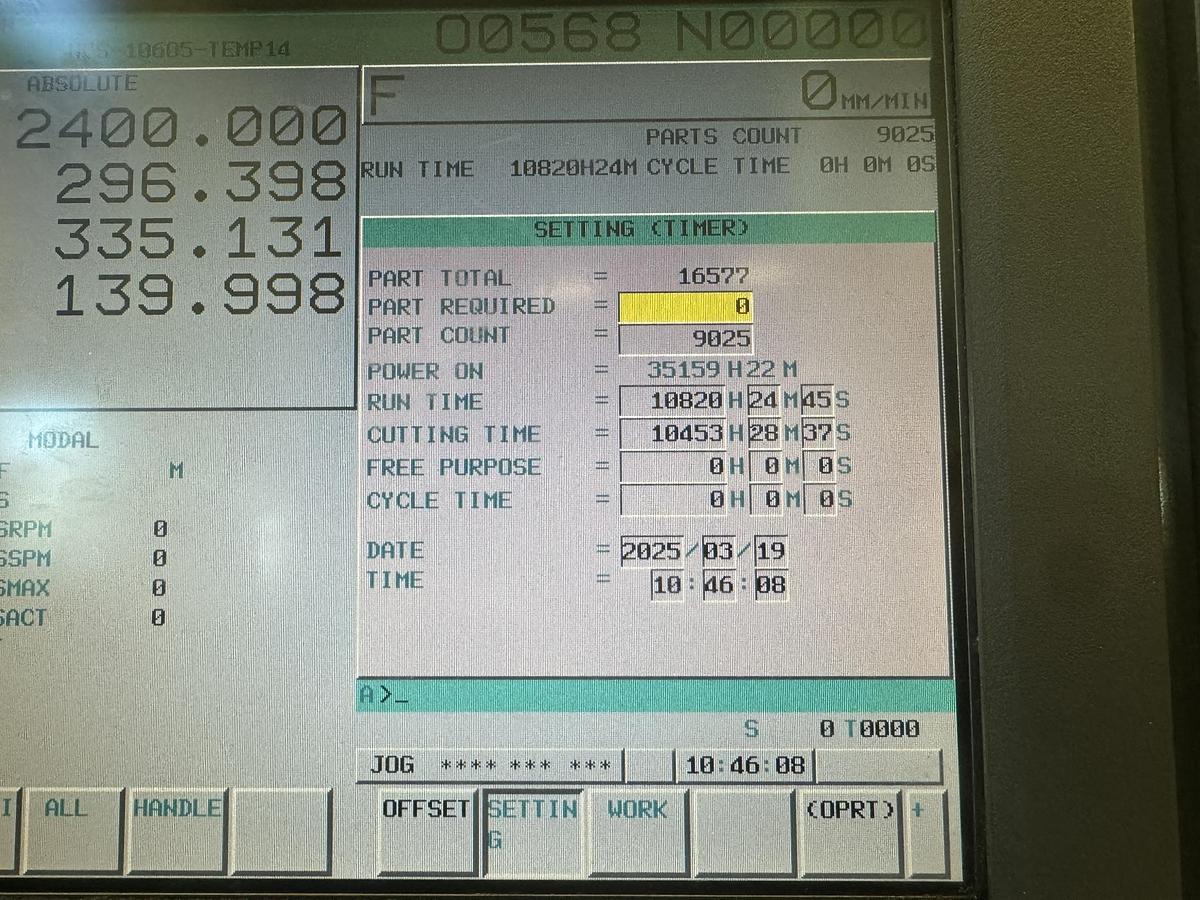 Used Viper 20/24 M CNC Vertical Milling & Boring Machine with Live Spindle & Table C-Axis