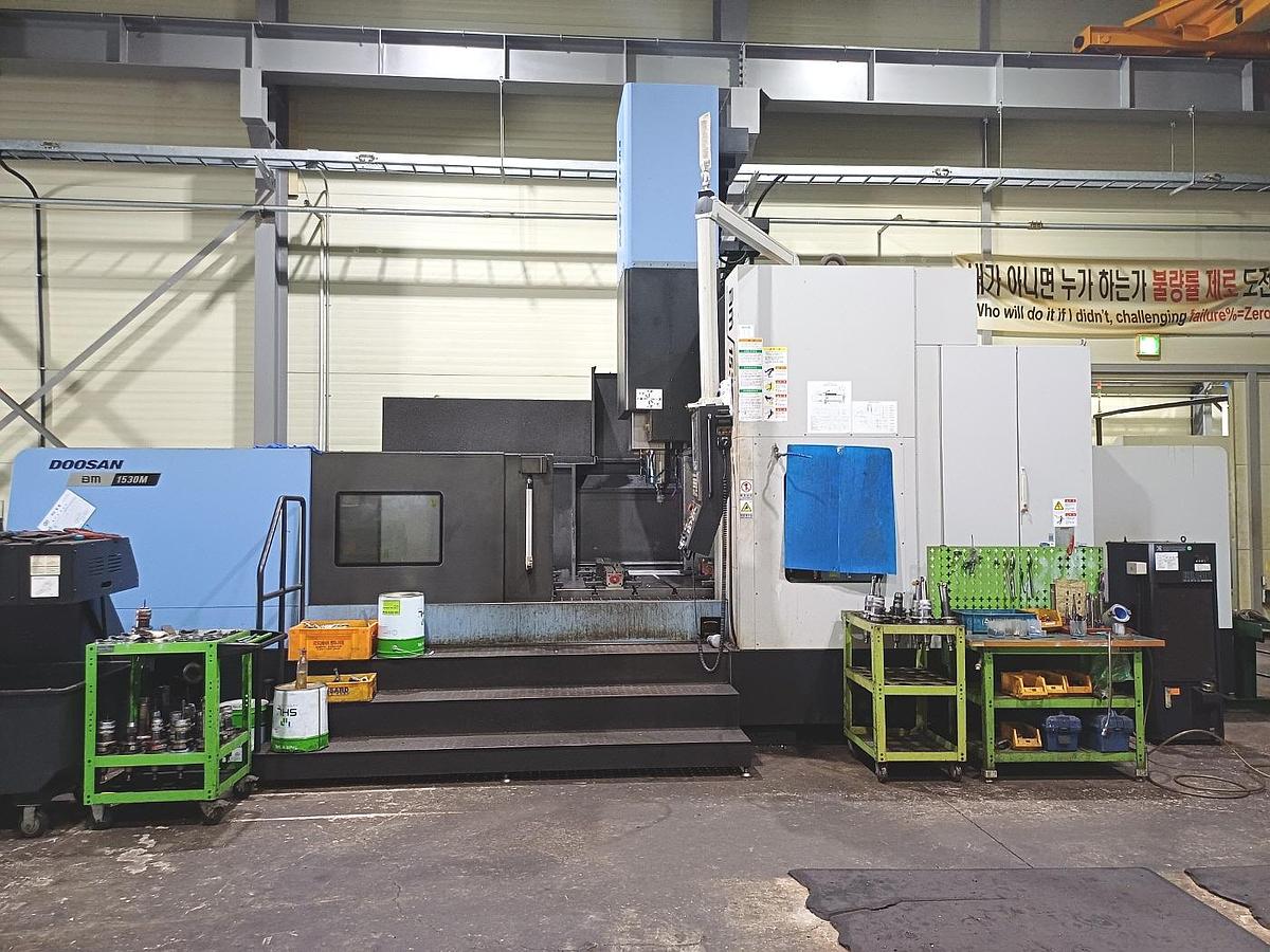 Used Doosan BM 1530M CNC Double Column Machining Center