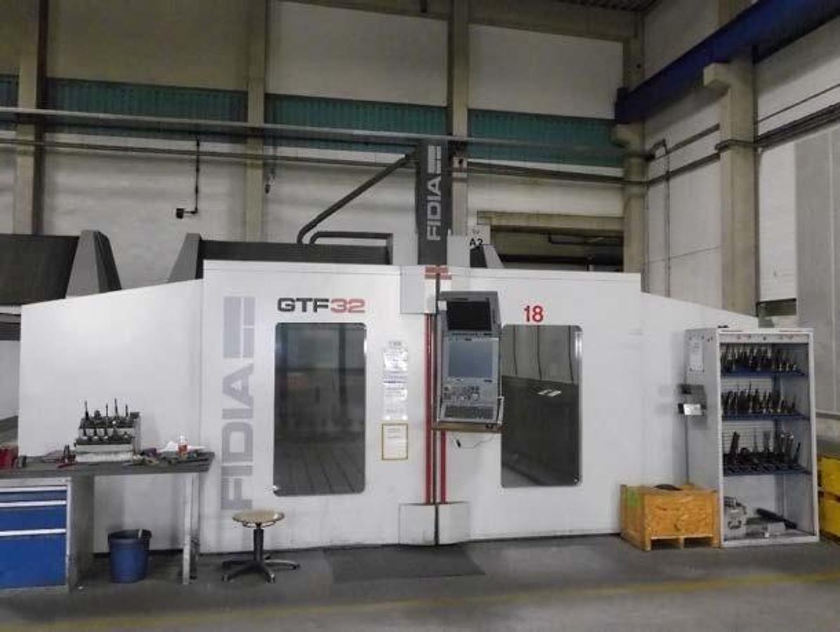 Used Fidia GTF 32 CNC 5-Axis Gantry Type Milling Machine