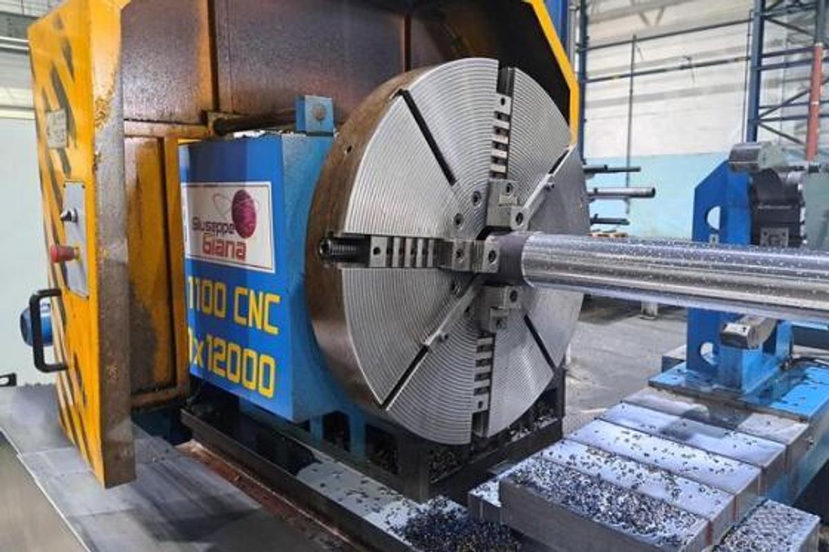 Used Giuseppe Giana GGH 1100/760 x 12000 CNC Horizontal Lathe