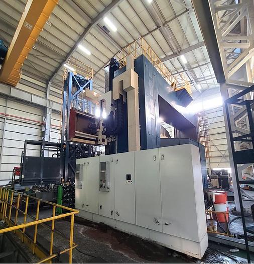 Used HNK VTC 50/85 CNC Heavy Duty Double Column Vertical Boring & Turning Machine with Live Spindle & Table C-Axis
