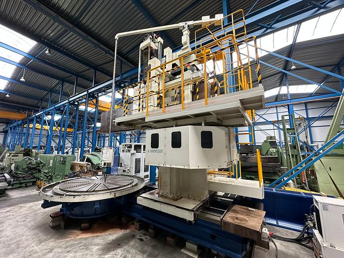 Refurbished Hankook VLC 30/70 CNC Single Column Vertical Turning and Boring Machine with Live Spindle & Table C-Axis