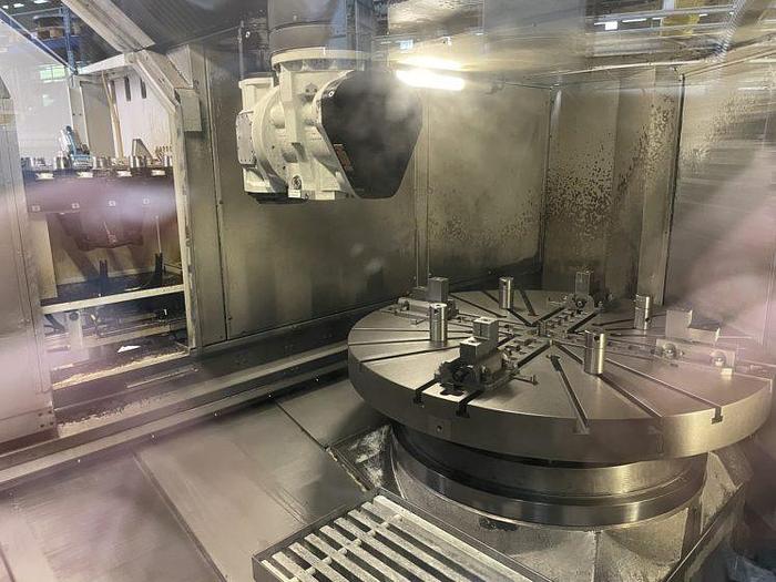 Used UNISIGN UNICOM 6000 CNC VERTICAL TURNING & MILLING CENTER with AUTOMATIC PALLERT CHANGER for 3 PALLETS