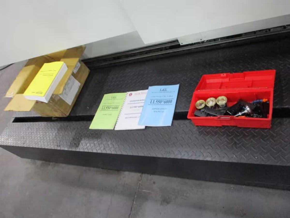 Used L&L Machinery AXES & STATUS TUSCAN LL550 x 6000 CNC Heavy Duty Lathe