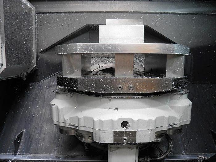 Used Unisign Unipro 5-P CNC High Speed Pendulum Vertical Machining Center with 2 Separate Work Zones