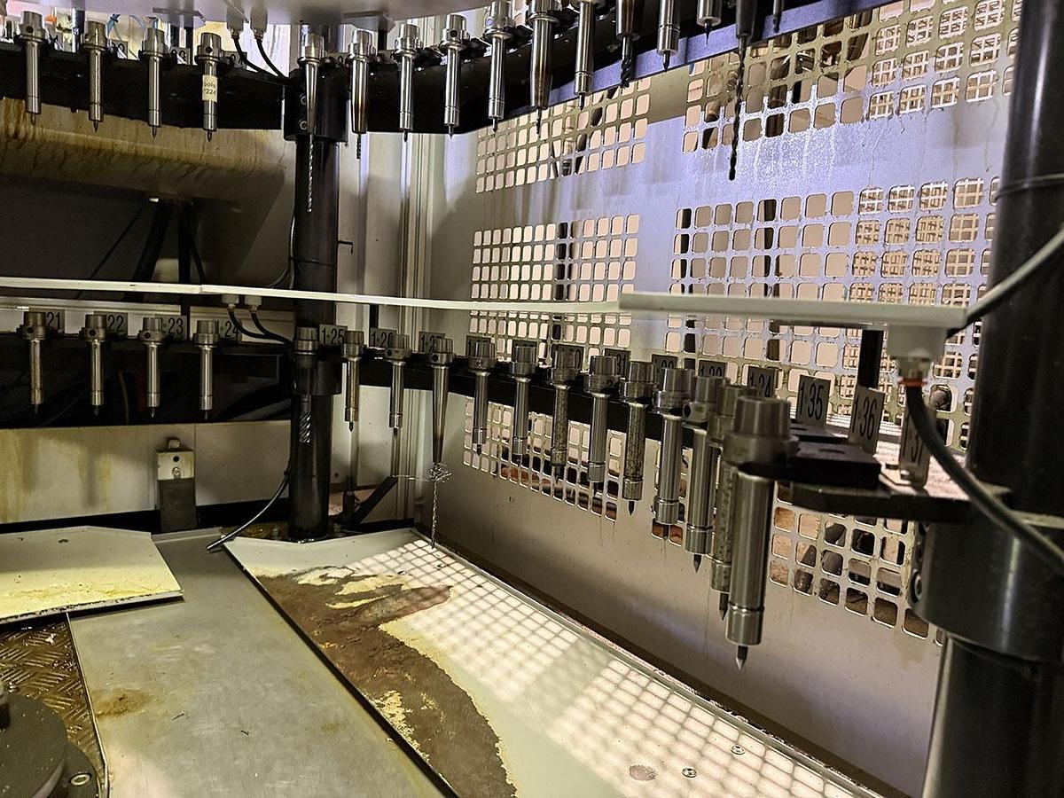 Used 3x Breten 5-Axis Machining Centers with Fanuc Robot Loader 