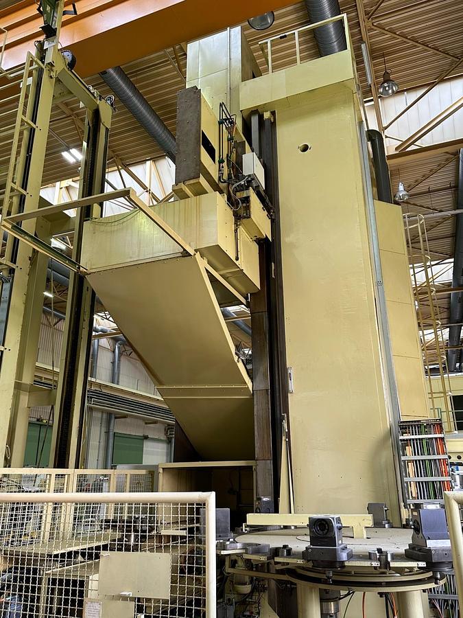 Used Dorries Scharmann Contumat 3 MC VC 4200/360 CNC Vertical Boring & Milling Machine with 2 Rams and Live Spindle