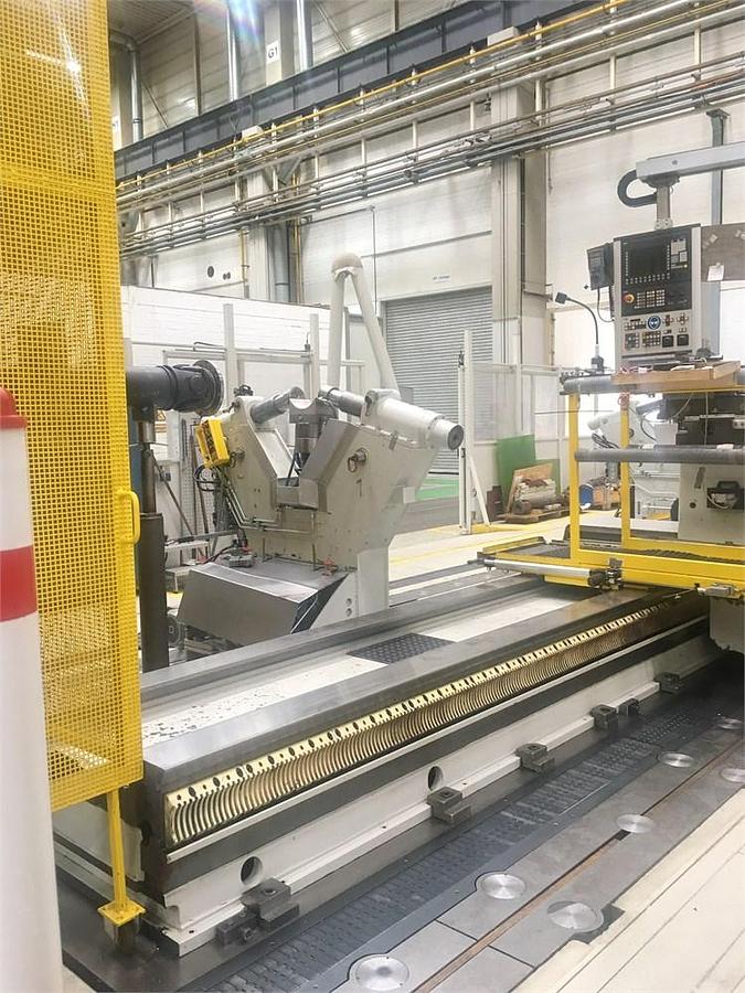 Used Zerbst DXP 5/W15 X 15000 CNC Heavy Duty Horizontal Lathe