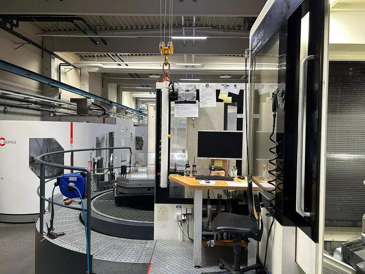 Used DMG DM 210 U RS 5 CNC Universal Machining Center with 5 Pallet System