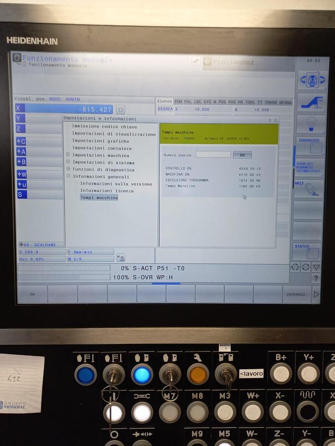 Used SORALUCE FLP 8000 CNC FLOOR TYPE HORIZONTAL BORING MACHINE