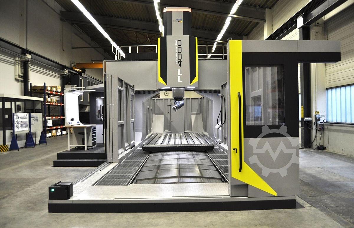 Used SHW PowerPortal 4000 CNC 5-Axis Double Column Planer Type Milling Machine