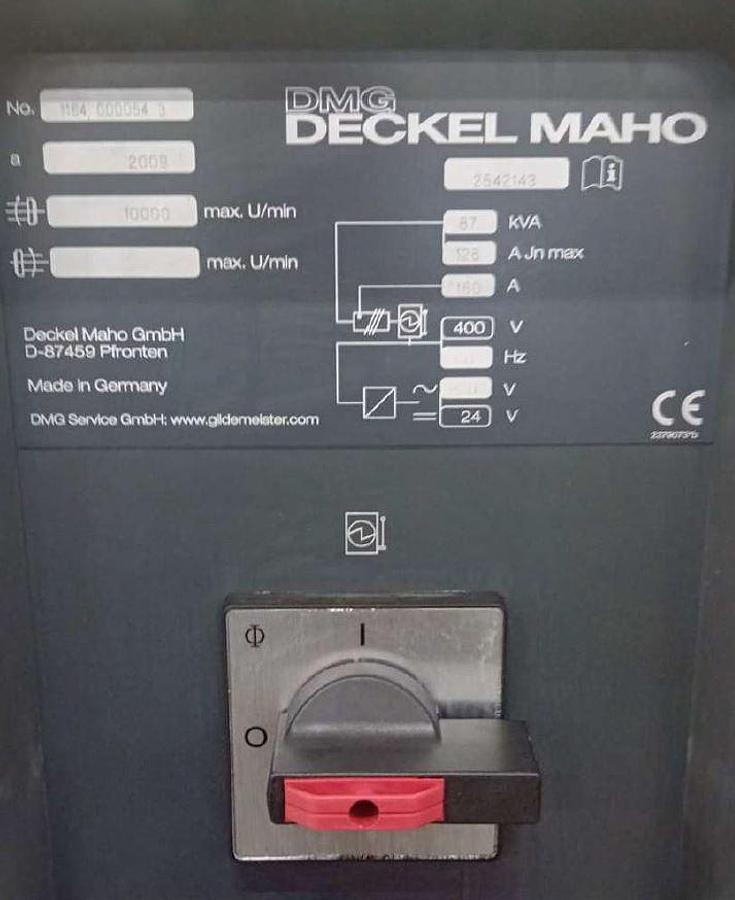 Used DECKEL MAHO - DMC 80U duoBlock 5 Axis Double Pallet Machining Center