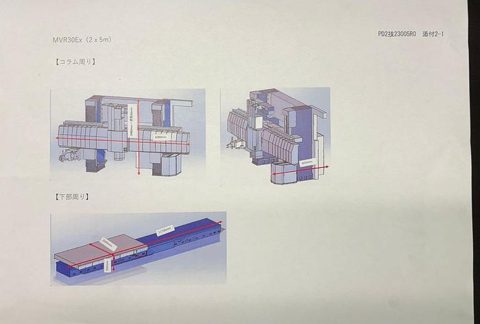 Used Nidec MVR 30EX CNC 5-Face Double Column Bridge Type Multi Machining Center