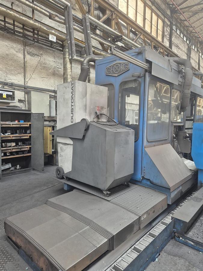 Used Georg GWD 1300/6000/20 CNC Horizontal Lathe