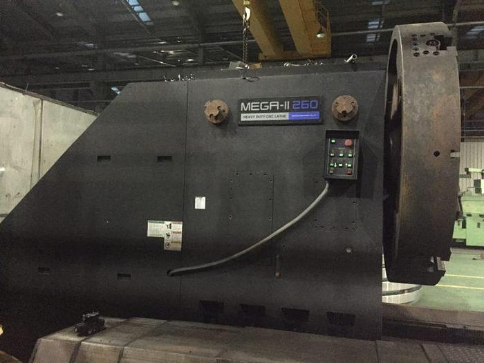 Used Hwacheon Mega 11-260-6T CNC Heavy Duty Horizontal Lathe
