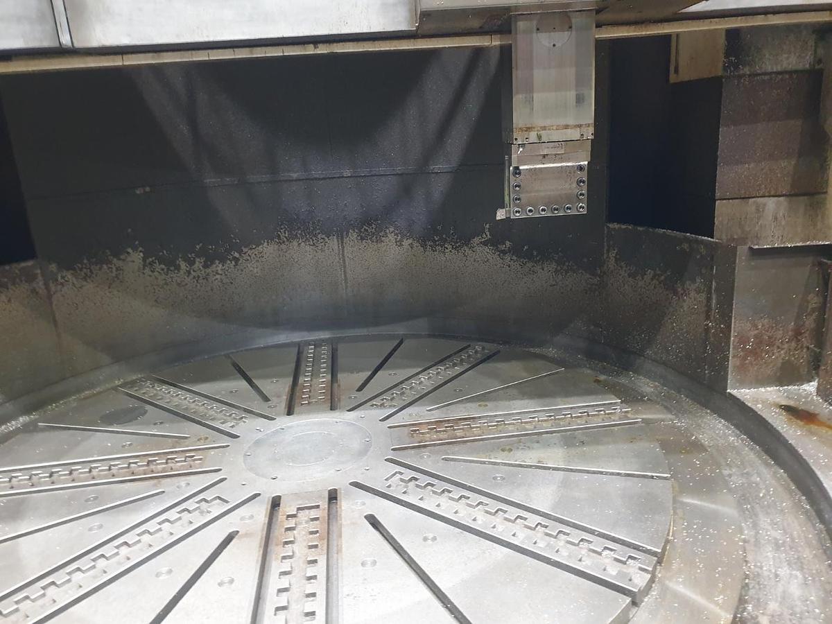 Used Hankook VTC 3040E CNC Vertical Turning Milling & Boring Machine with Live Spindle & Table C-Axis