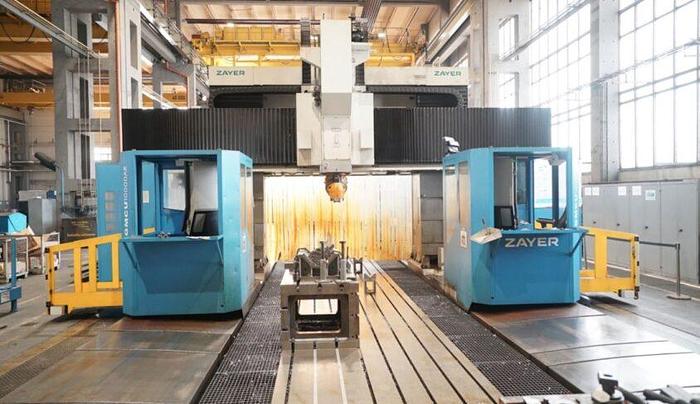 Used Zayer GMCU 10000-AR CNC Gantry Type Double Column Milling Machine