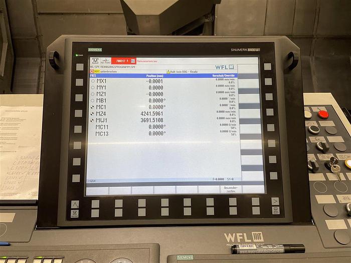 Used WFL MillTurn M 120 x 3000 CNC Turning & Milling Center