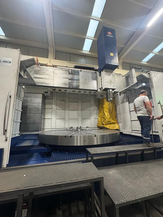 Used Honor Seiki VL-400CM CNC Vertical Boring & Milling Machine with Live Spindle & Table C-Axis