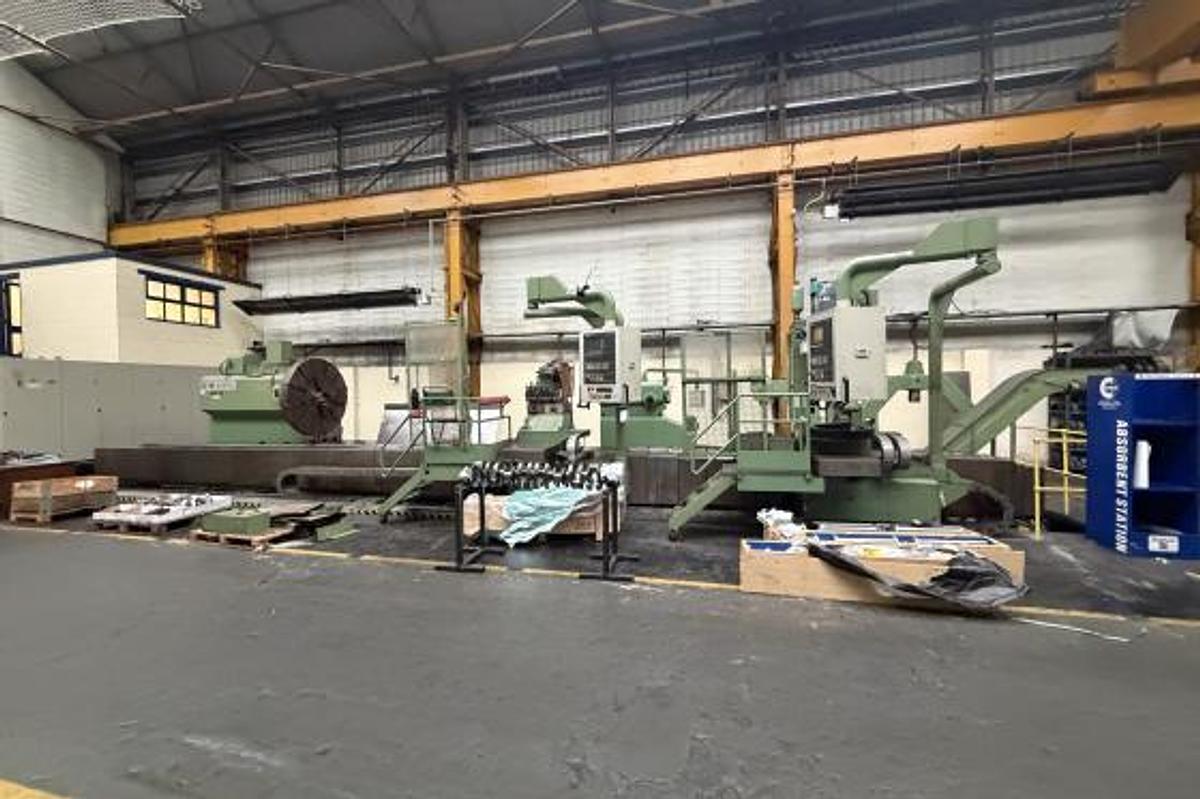 Used Tacchi HD3 / 130L CNC Horizontal Lathe with Live Spindle Milling Tower & C-Axis