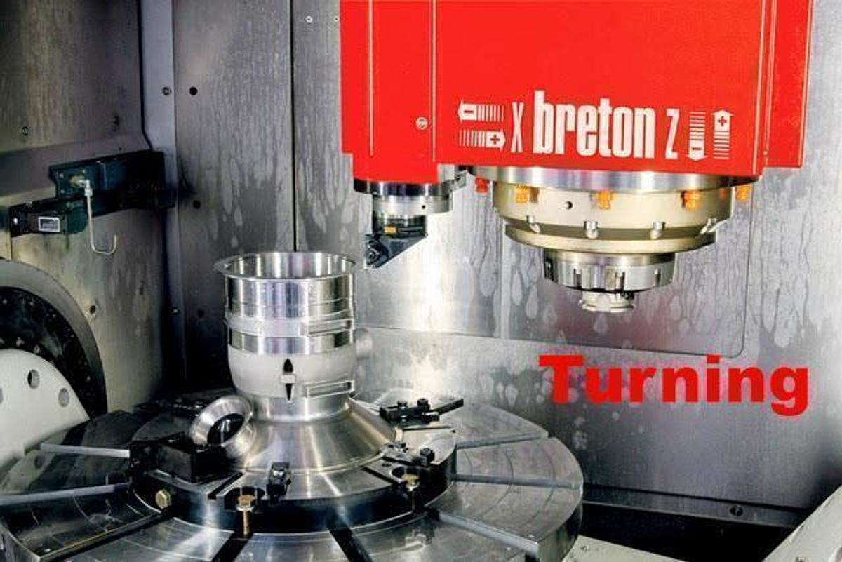 Used 3x Breten 5-Axis Machining Centers with Fanuc Robot Loader 