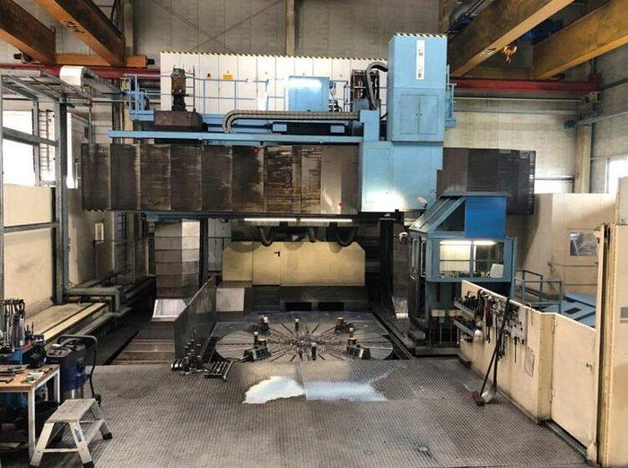 Used Schiess Vertimaster VMG 4 CNC Double Column Movable Columns Vertical Boring & Turning Machine