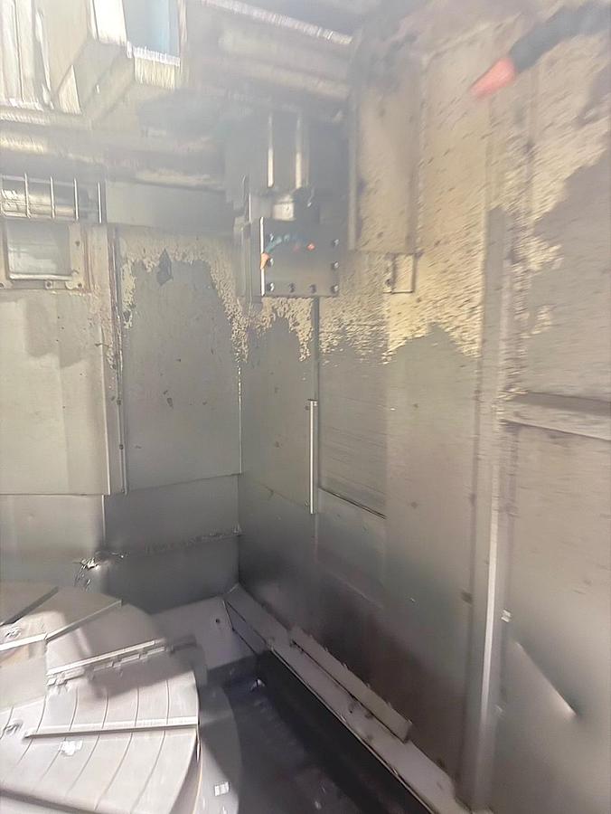 Used Omega 60M CNC Vertical Boring & Milling Machine with Live Spindle 