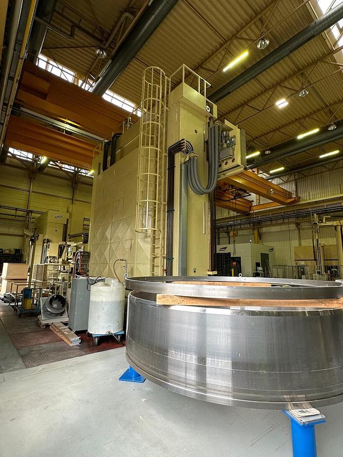 Used Dorries Scharmann Contumat 3 MC: VC 4600/400 CNC Single Column Vertical Turning Machine with Live Spindle Side Head